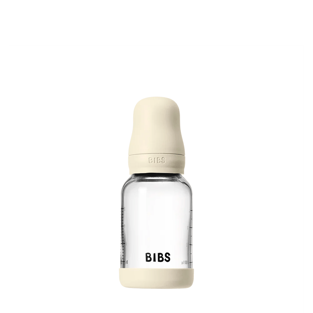 Baby Glass Bottle Set 120ml Latex Ivory - Aster & Ruby