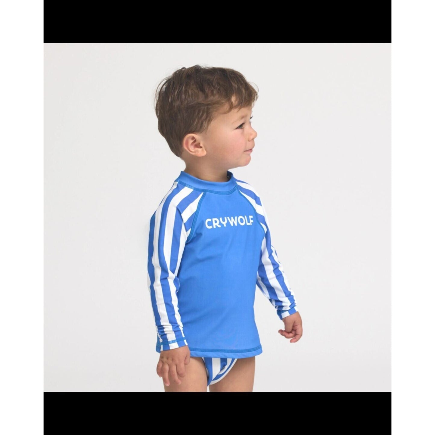 Baby Rash Vest Deep Sea Stripe β children's product by Crywolf | Aster & Ruby