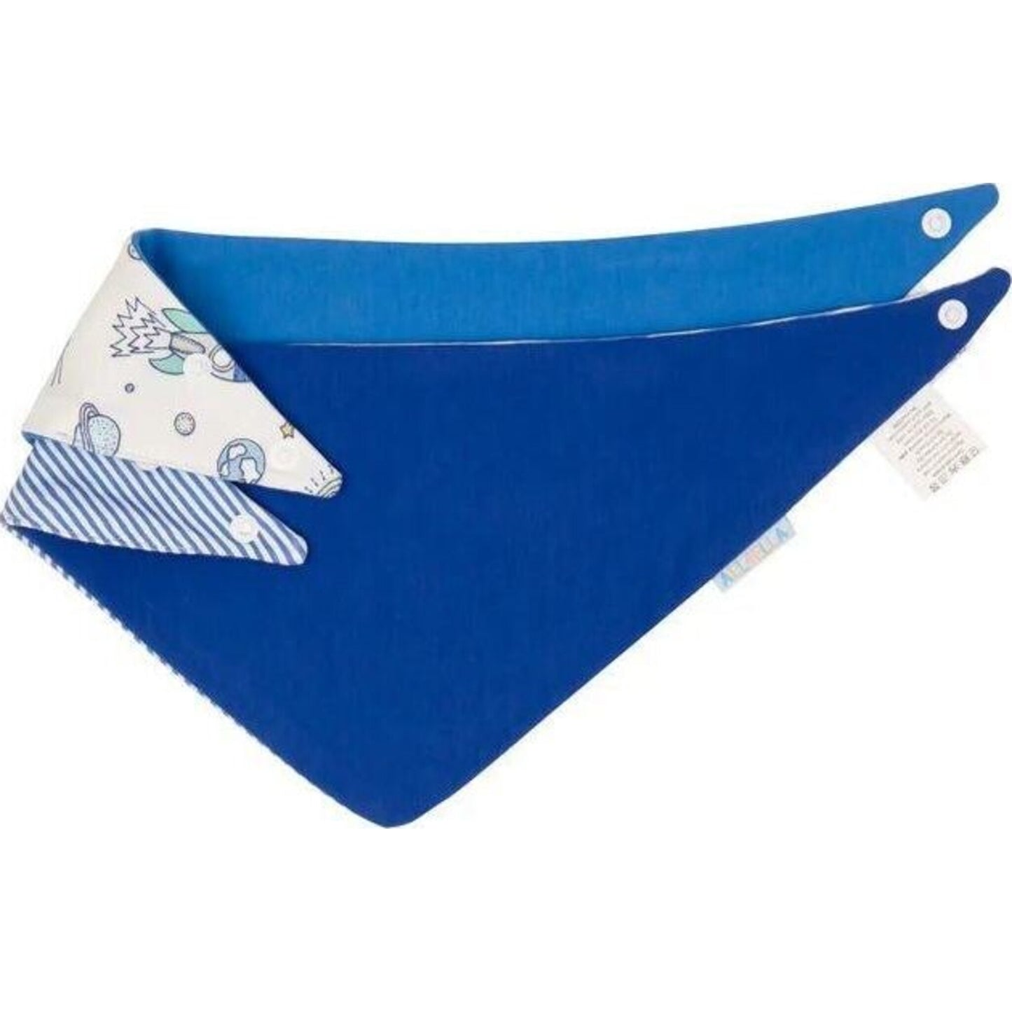 Bandana Bibs 2pk Blast Off – children's product by All4Ella | Aster & Ruby