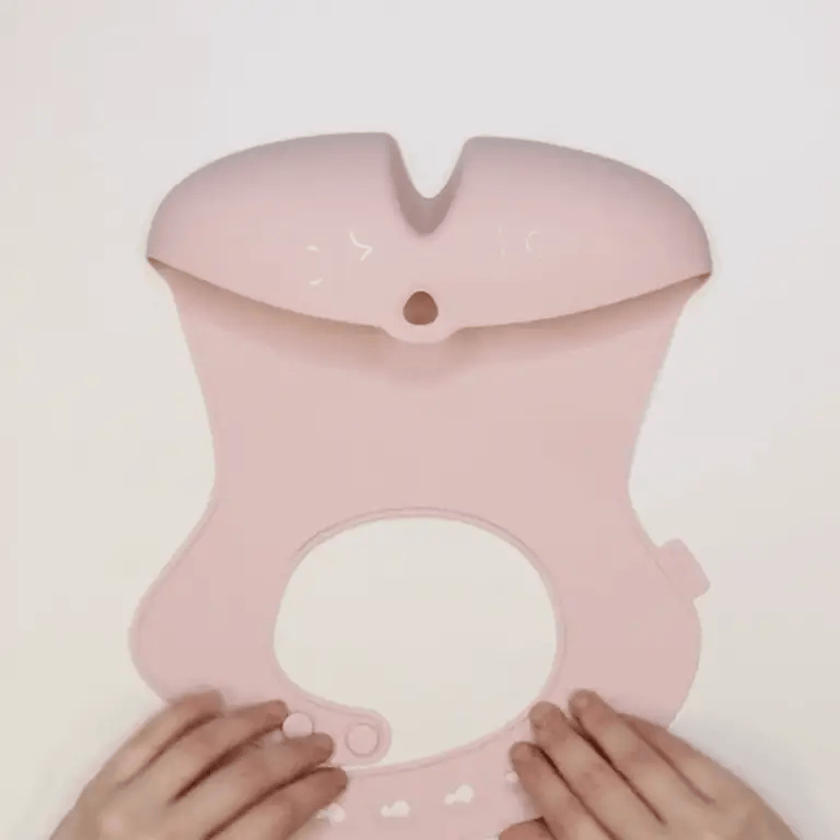 b.box Silicone Bib - Blush - Aster & Ruby