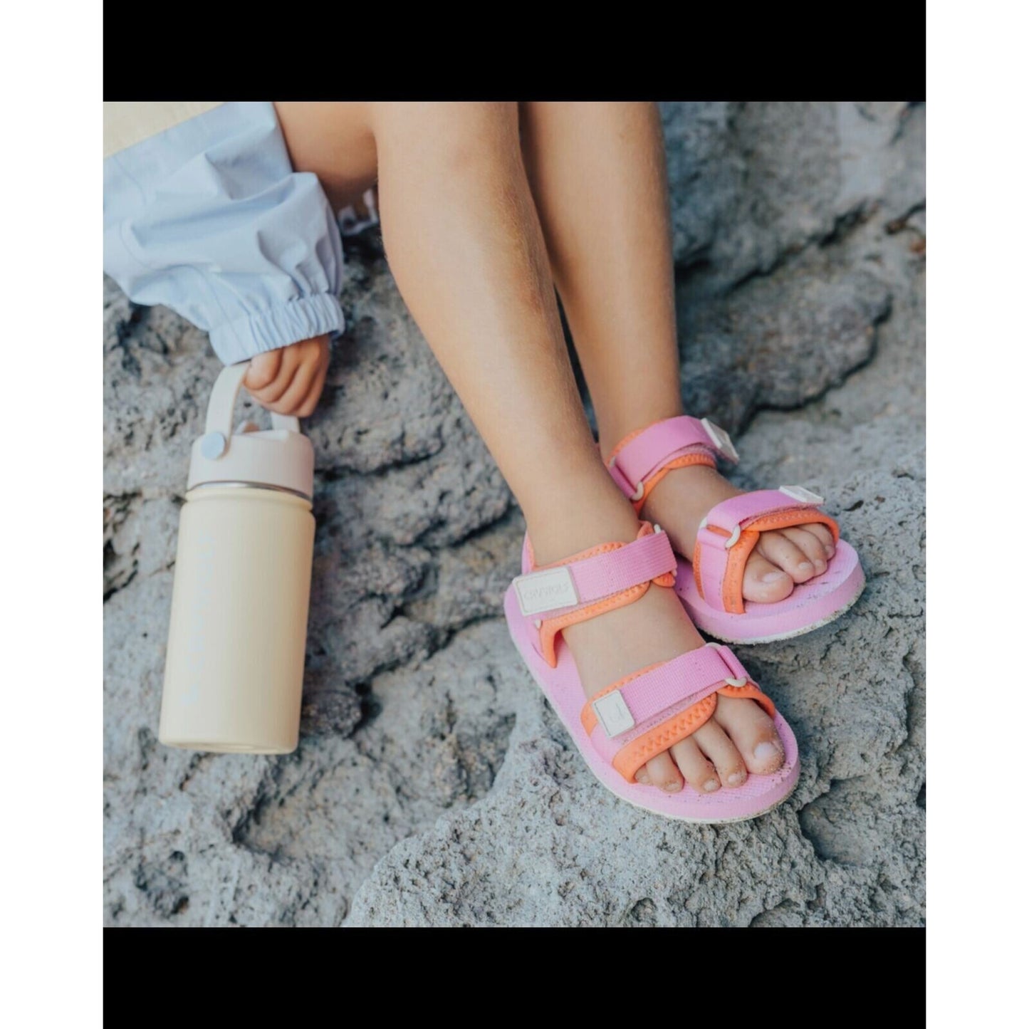 Beach Sandal Candy Pink – children's product by Crywolf | Aster & Ruby