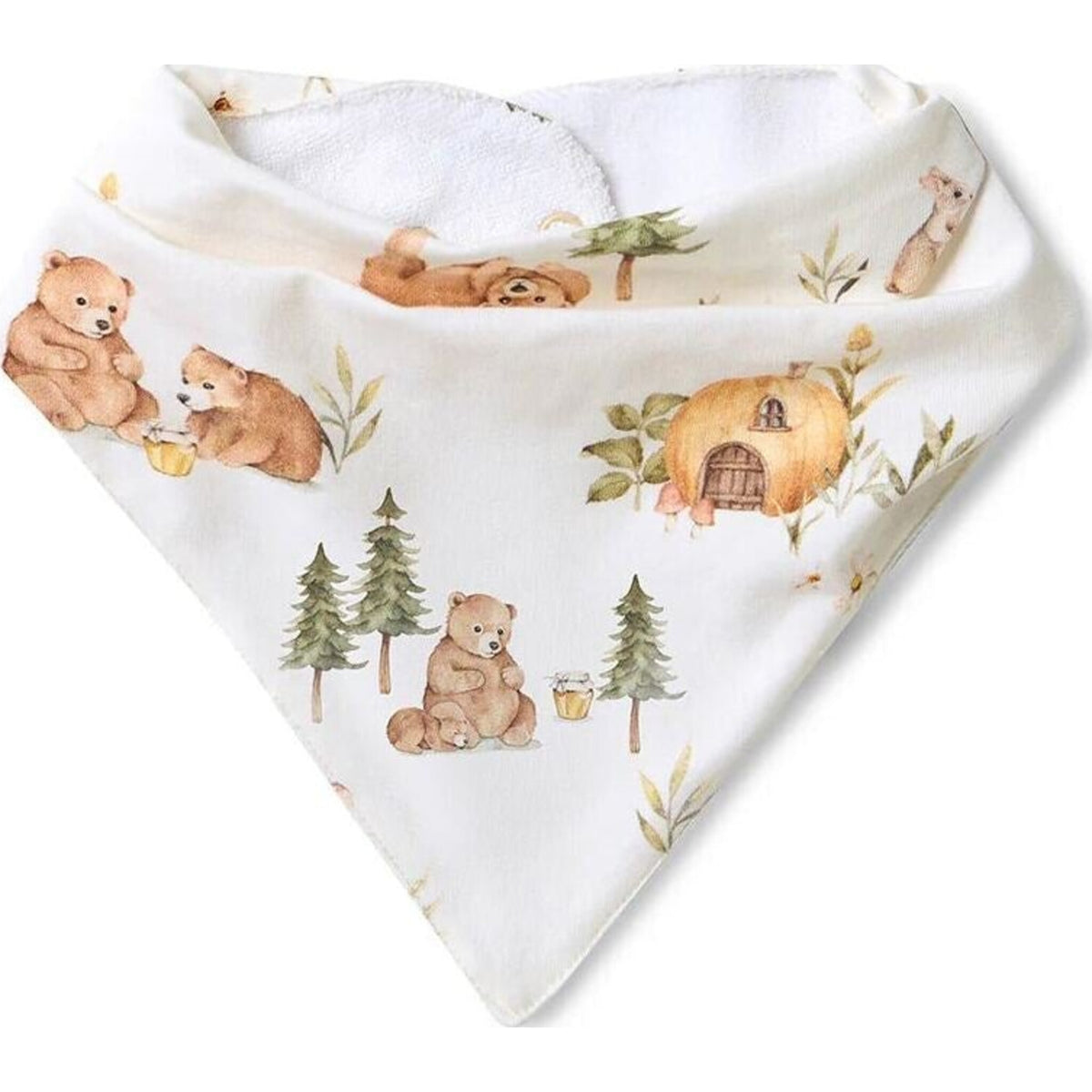 Snuggle Hunny Kids Bears Organic Dribble Bib | Aster & Ruby
