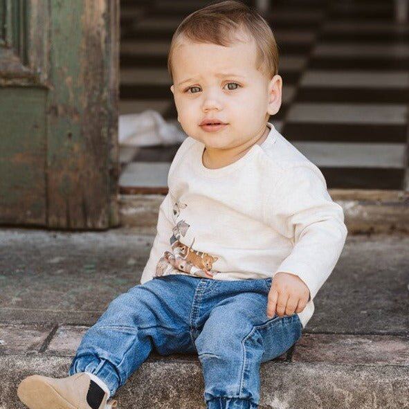 Bebe Boys Pants - Denim – OO, O, 1, 2, OOO – Aster & Ruby