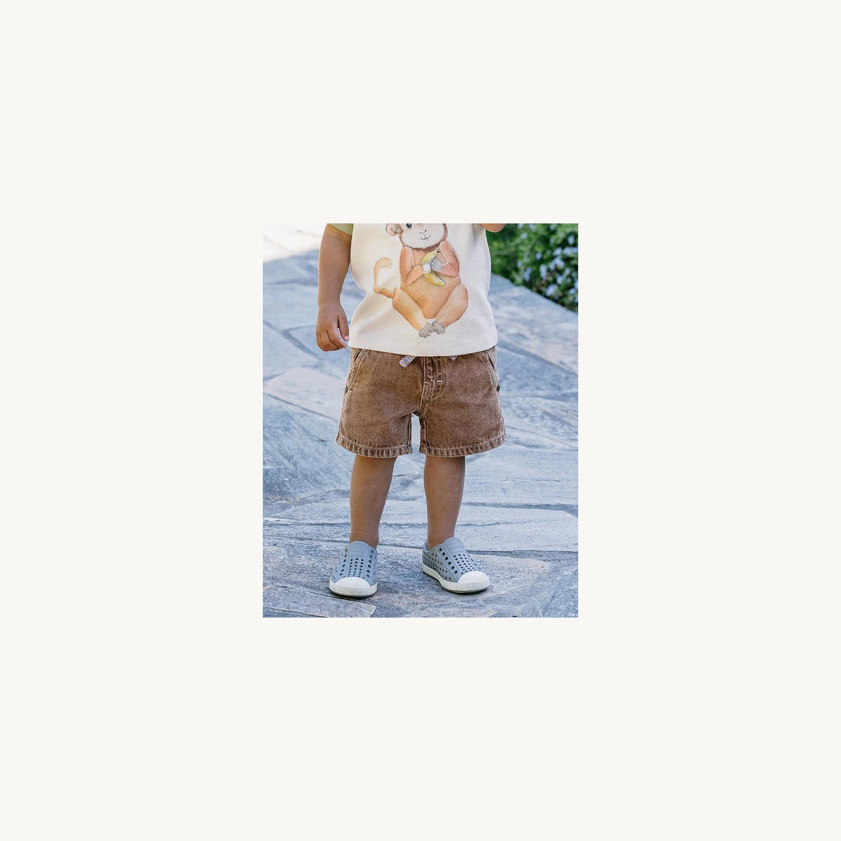 Bebe Bebe Boys Shorts - Brown Denim | Aster & Ruby