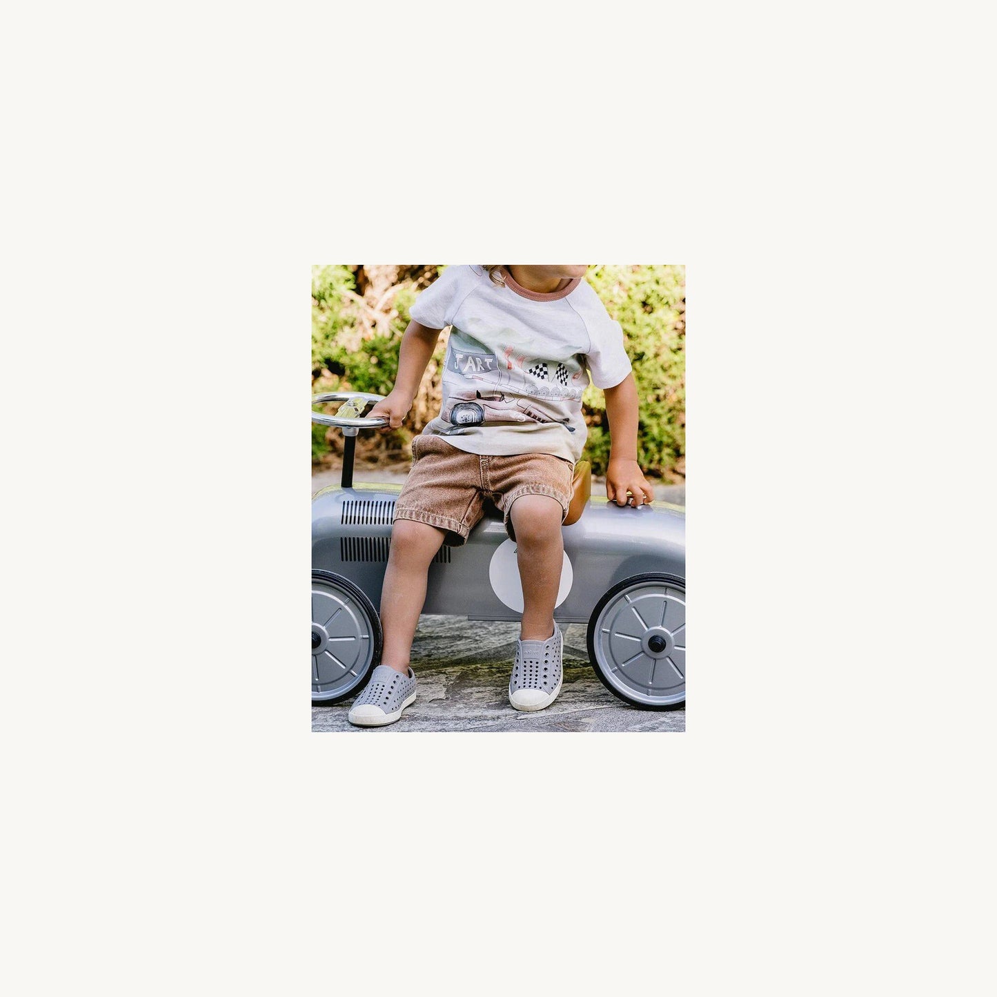 Bebe Boys Shorts - Brown Denim – children's product by Bebe | Aster & Ruby