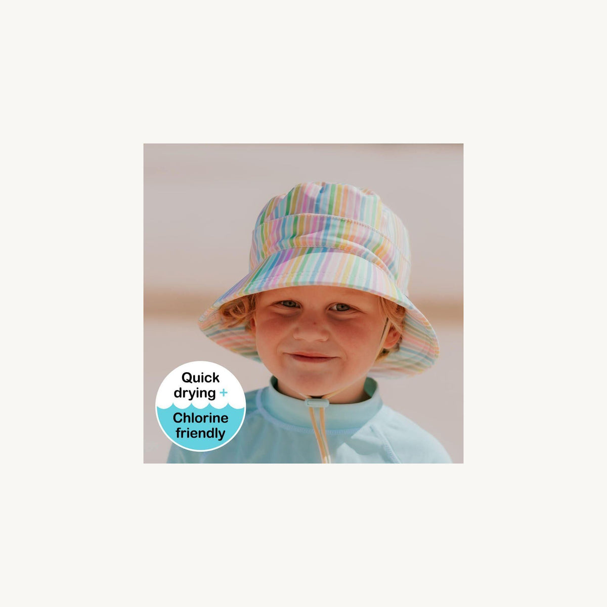 Bedhead Bedhead Kids Beach Bucket Swim Hat - Rainbow | Aster & Ruby
