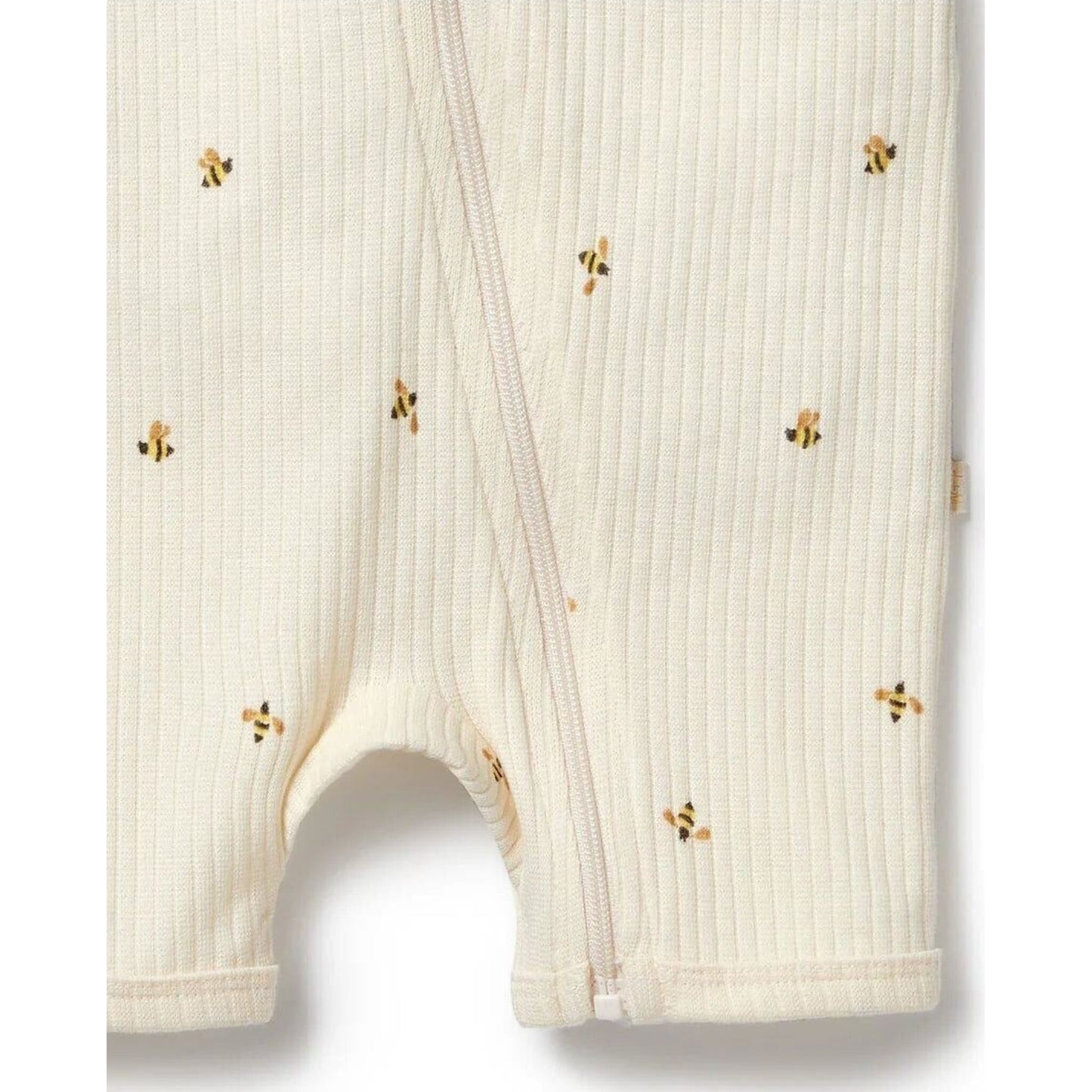Bee Mine Organic Boyleg Zipsuit – children's product by Wilson & Frenchy | Aster & Ruby