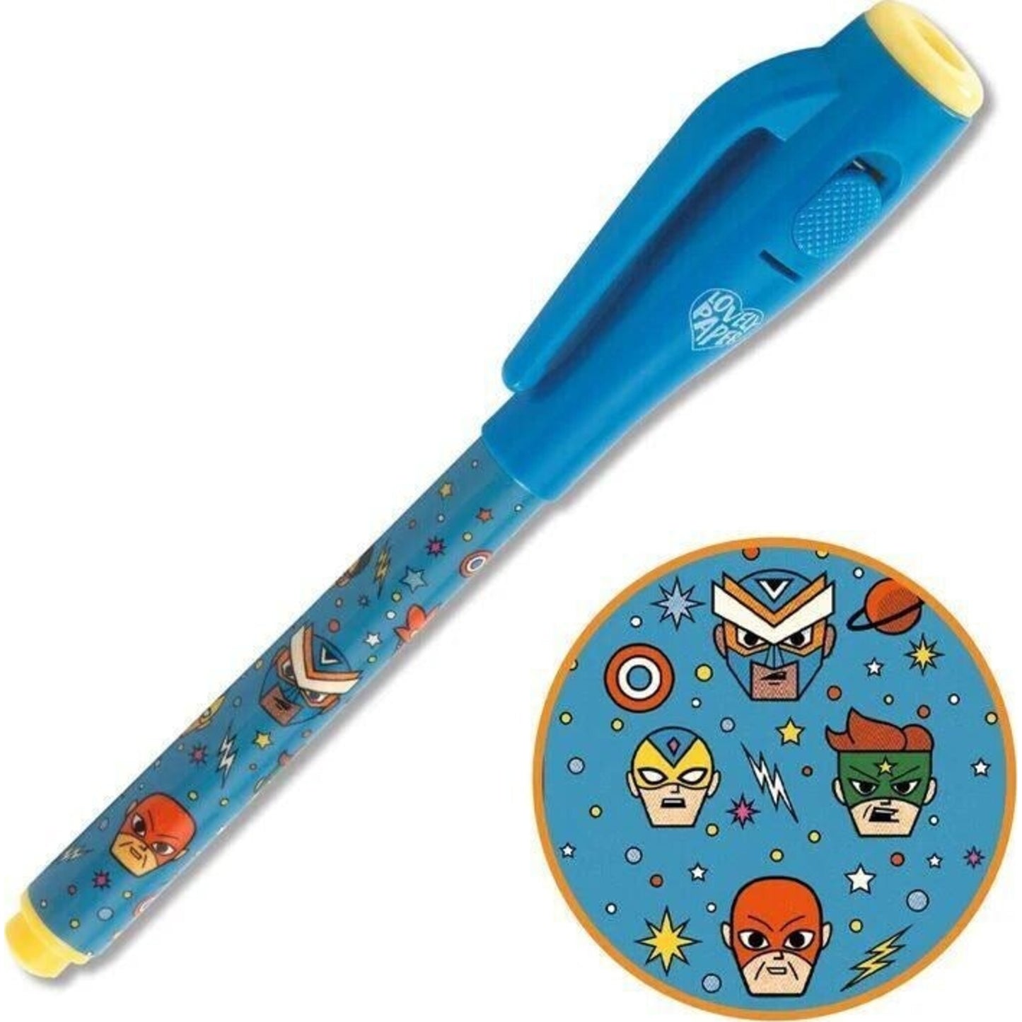 Ben Superhero Magic Pen CDU with 10 pens – children's product by Djeco | Aster & Ruby