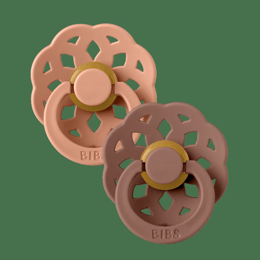 Boheme Latex 2pk – Size 1 (0m+), Size 2 (6m+), Blossom/Dusky Lilac, Butter/Dusty Pink, Ivory/Blossom, Ivory/Sage, Khaki/Dusty Blue, Woodchuck/Blush, Blush/Vanilla, Peach/Woodchuck – Aster & Ruby