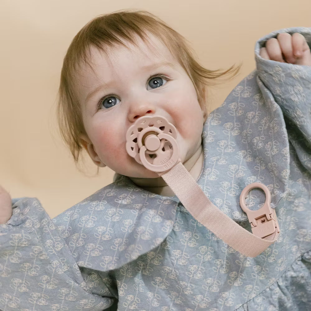 Pacifier Clip Loop Blush