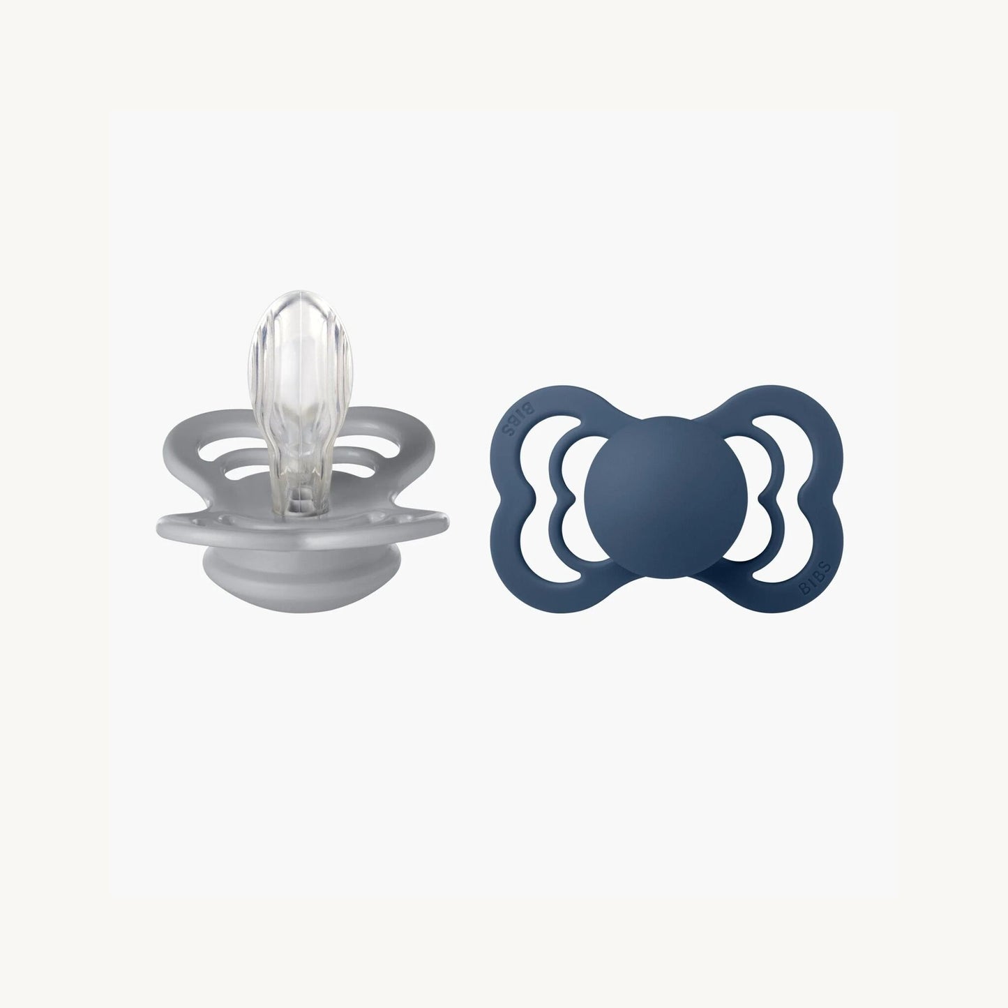 BIBS Supreme Natural Rubber Dummies 2pk – children's product by BIBS | Aster & Ruby