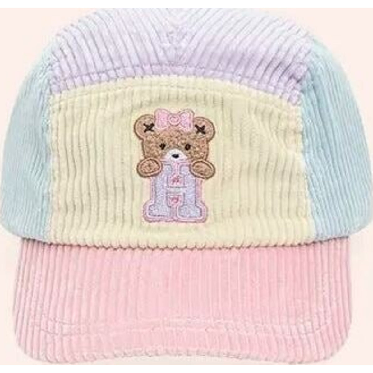 Huxbaby Blush Colour Block Cord Cap | Aster & Ruby