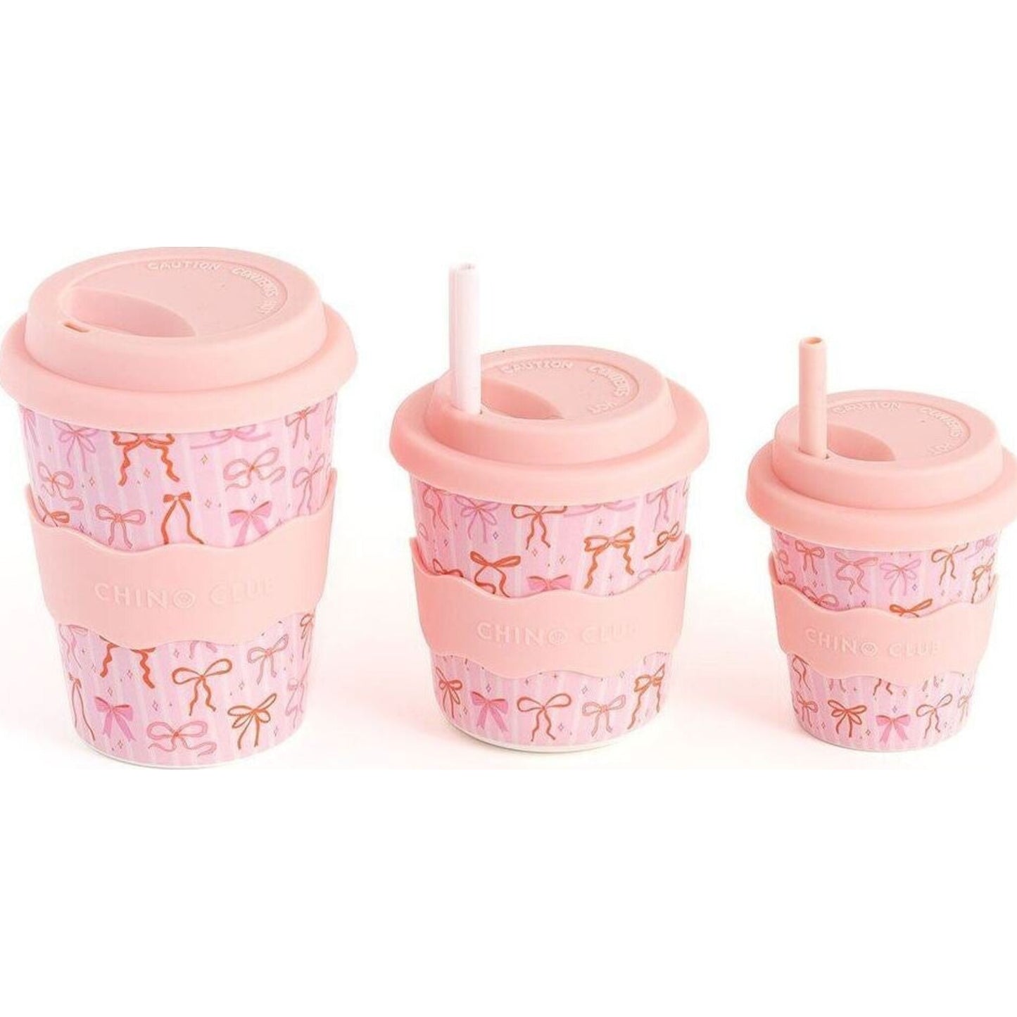 Chino Club Bows Kids Keep Cup 8oz | Aster & Ruby