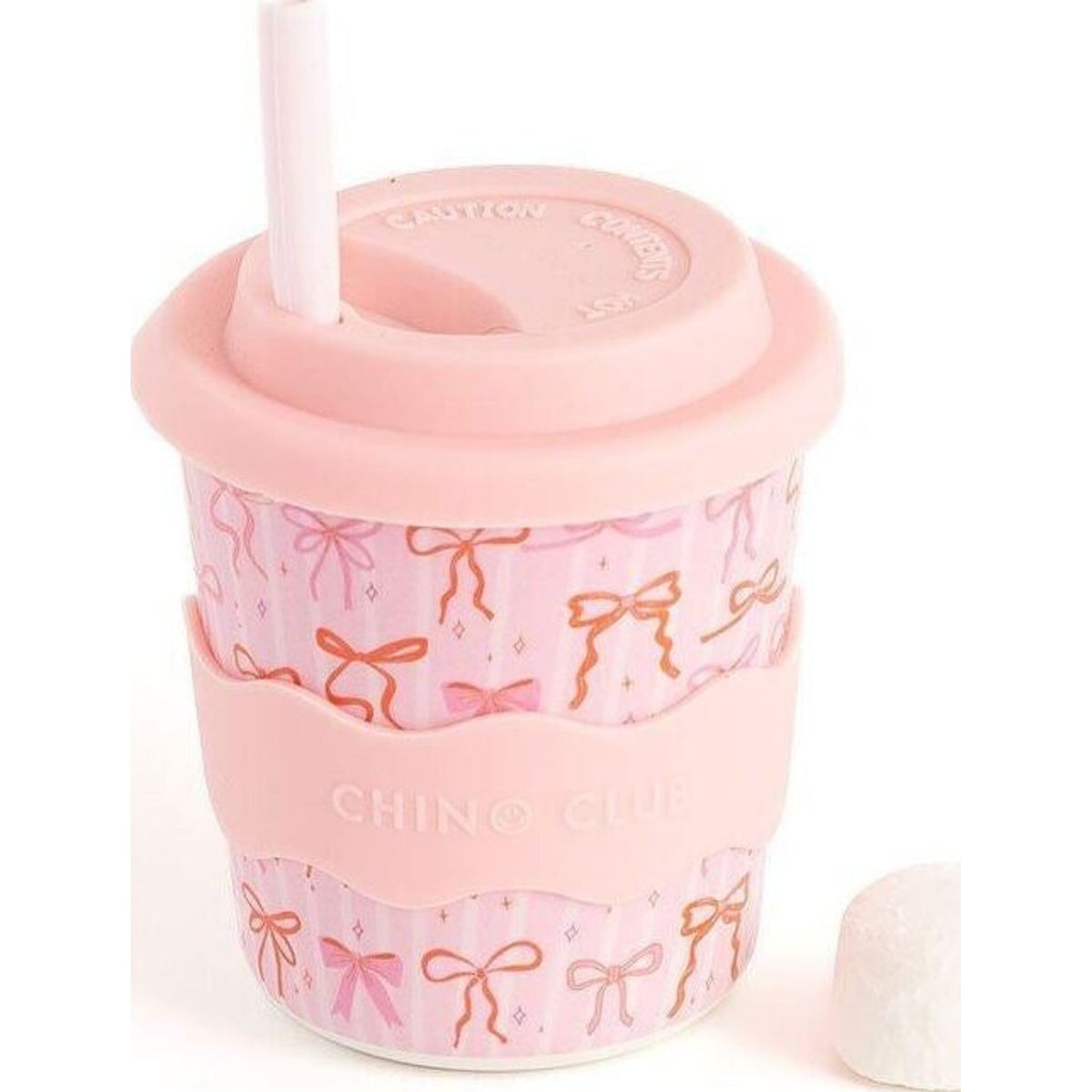 Chino Club Bows Kids Keep Cup 8oz | Aster & Ruby