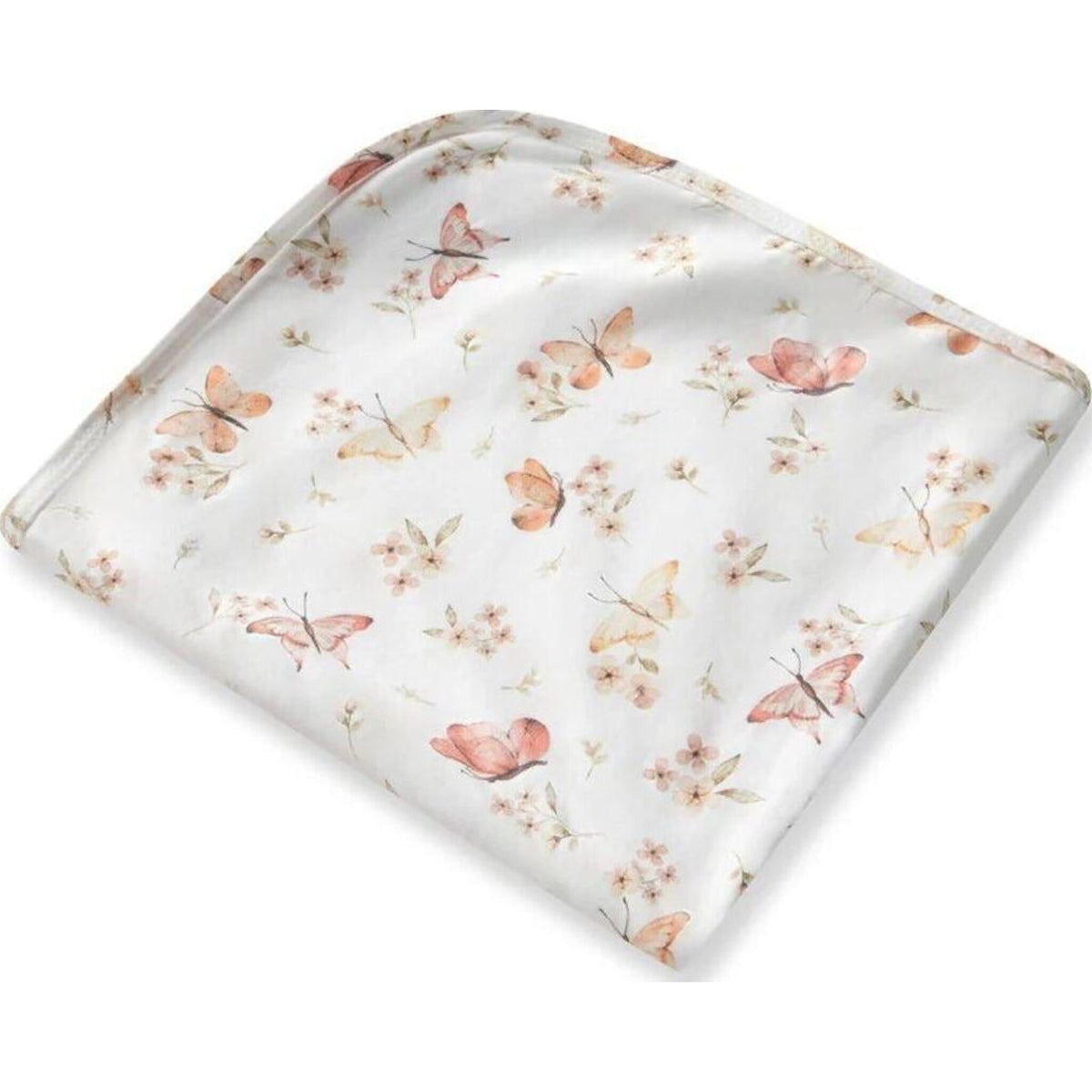 Snuggle Hunny Butterfly Organic Jersey Wrap & Topknot Set | Aster & Ruby