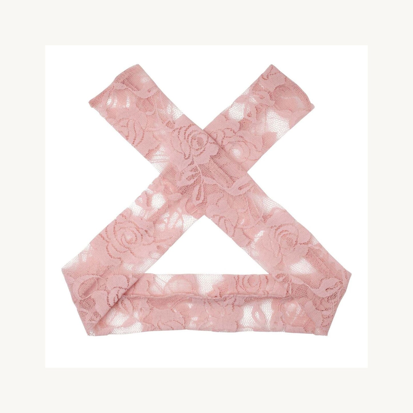 Candi Lace Headband Tea Rose – children's product by Designer Kidz | Aster & Ruby