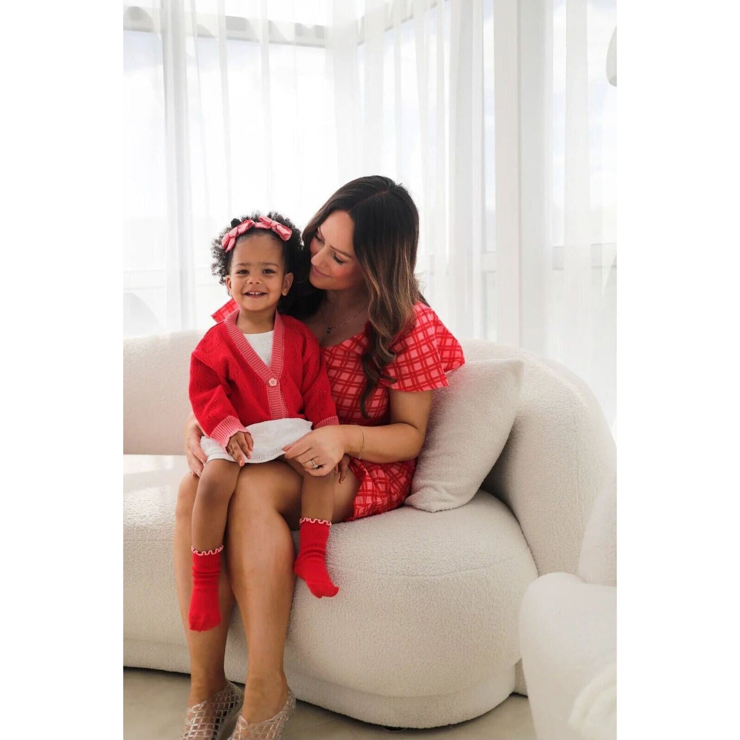 CARDIGAN | SCARLET – children's product by Ziggy Lou | Aster & Ruby