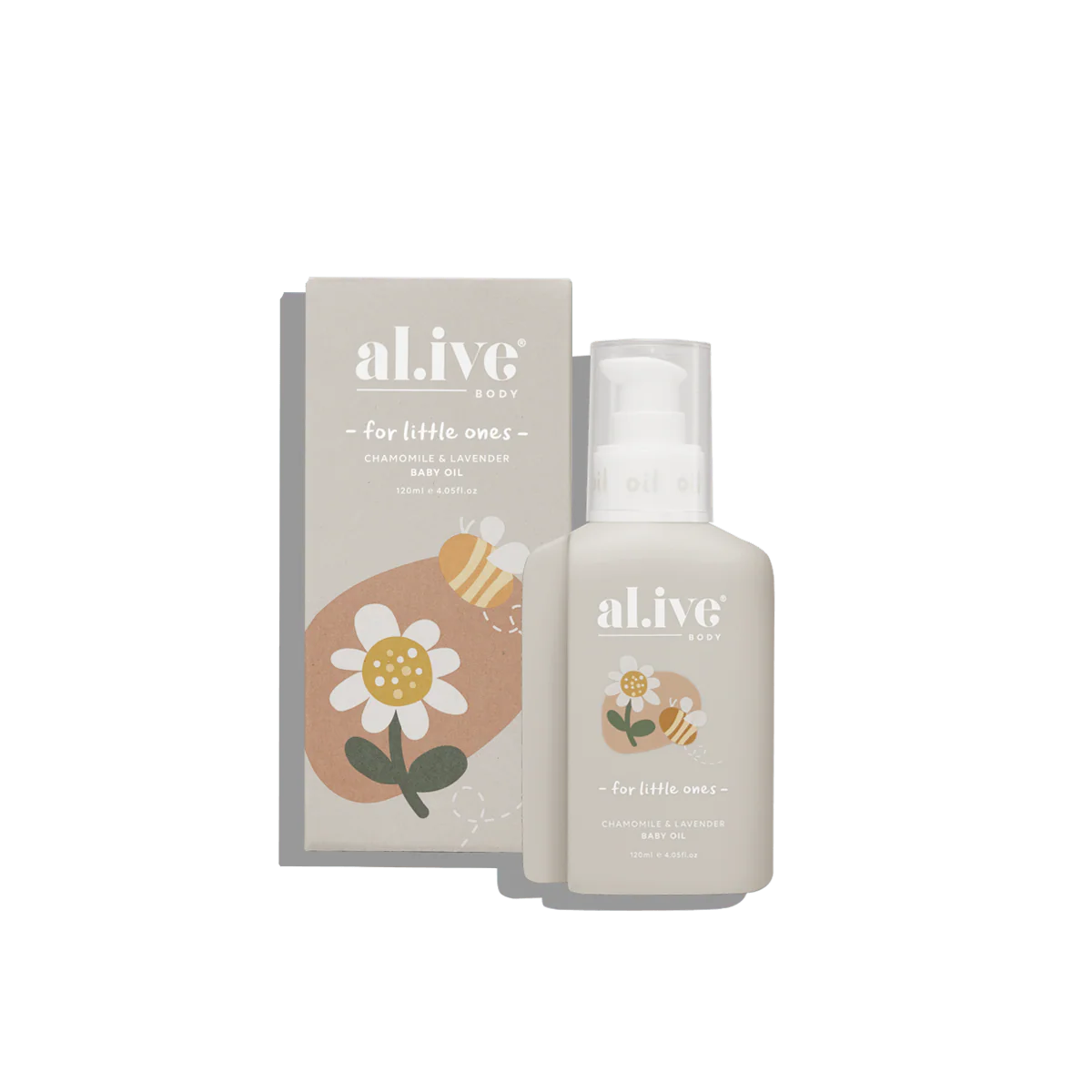Al.ive Body Chamomile & Lavender Baby Oil | Aster & Ruby