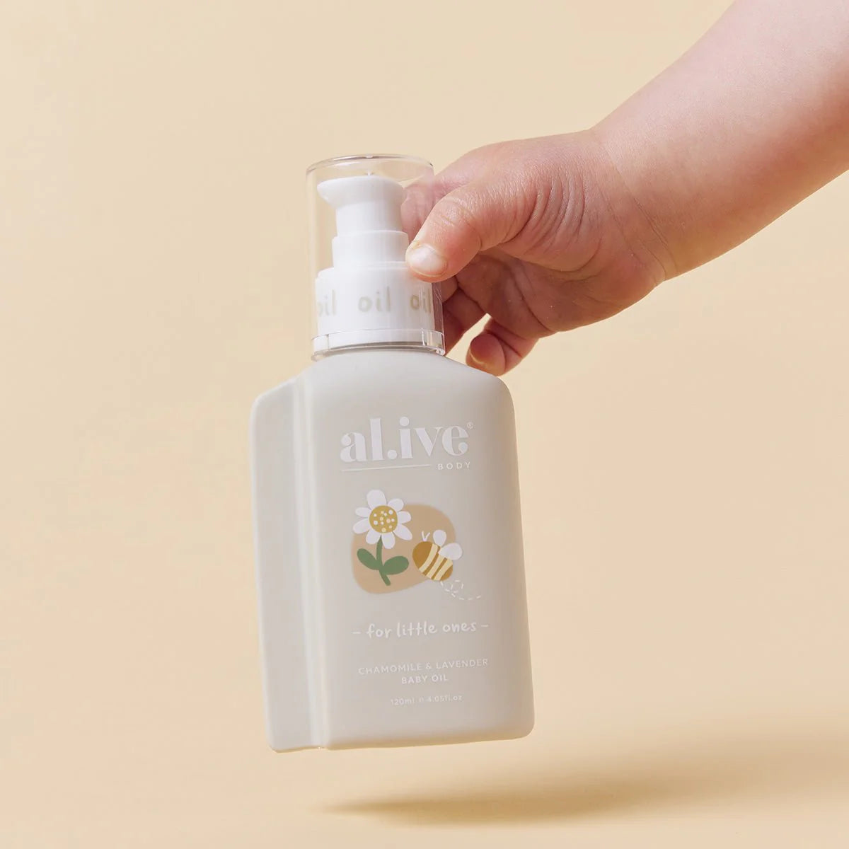 Al.ive Body Chamomile & Lavender Baby Oil | Aster & Ruby