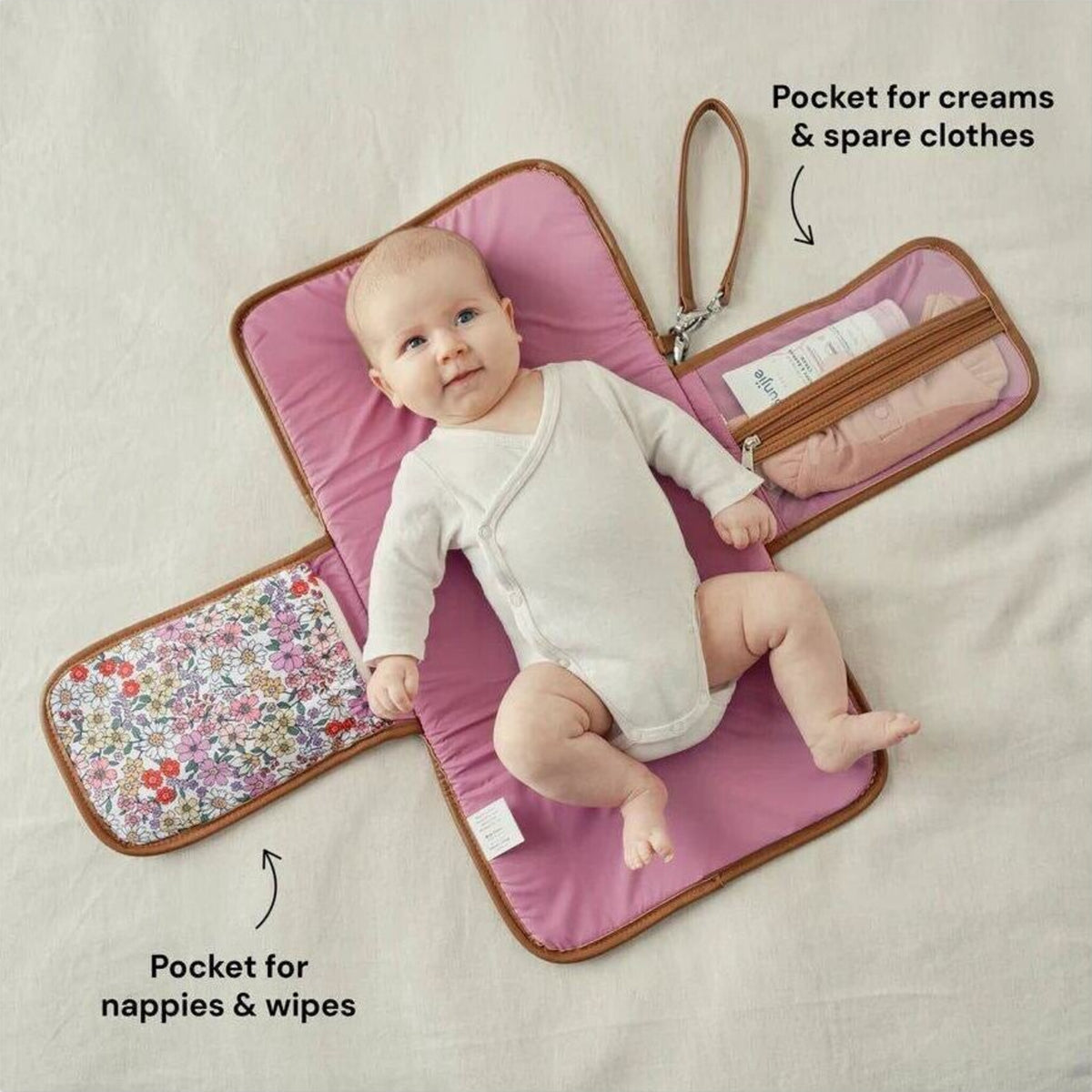 OiOi Change Mat Clutch Daisy | Aster & Ruby