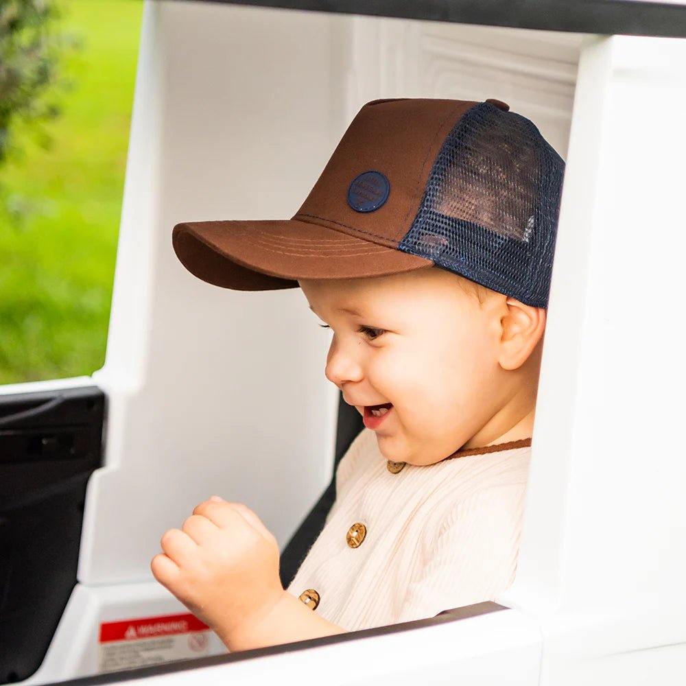 Chocolate Trucker Cap - Aster & Ruby
