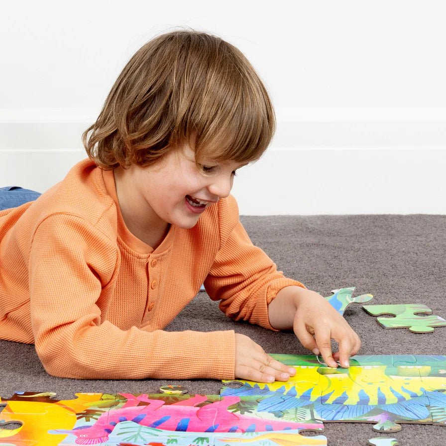 Classic Floor Puzzle 36 pc Dino Land - Aster & Ruby