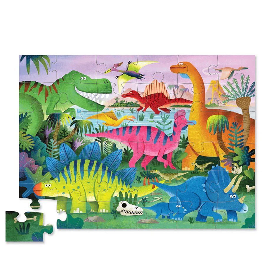Classic Floor Puzzle 36 pc Dino Land - Aster & Ruby