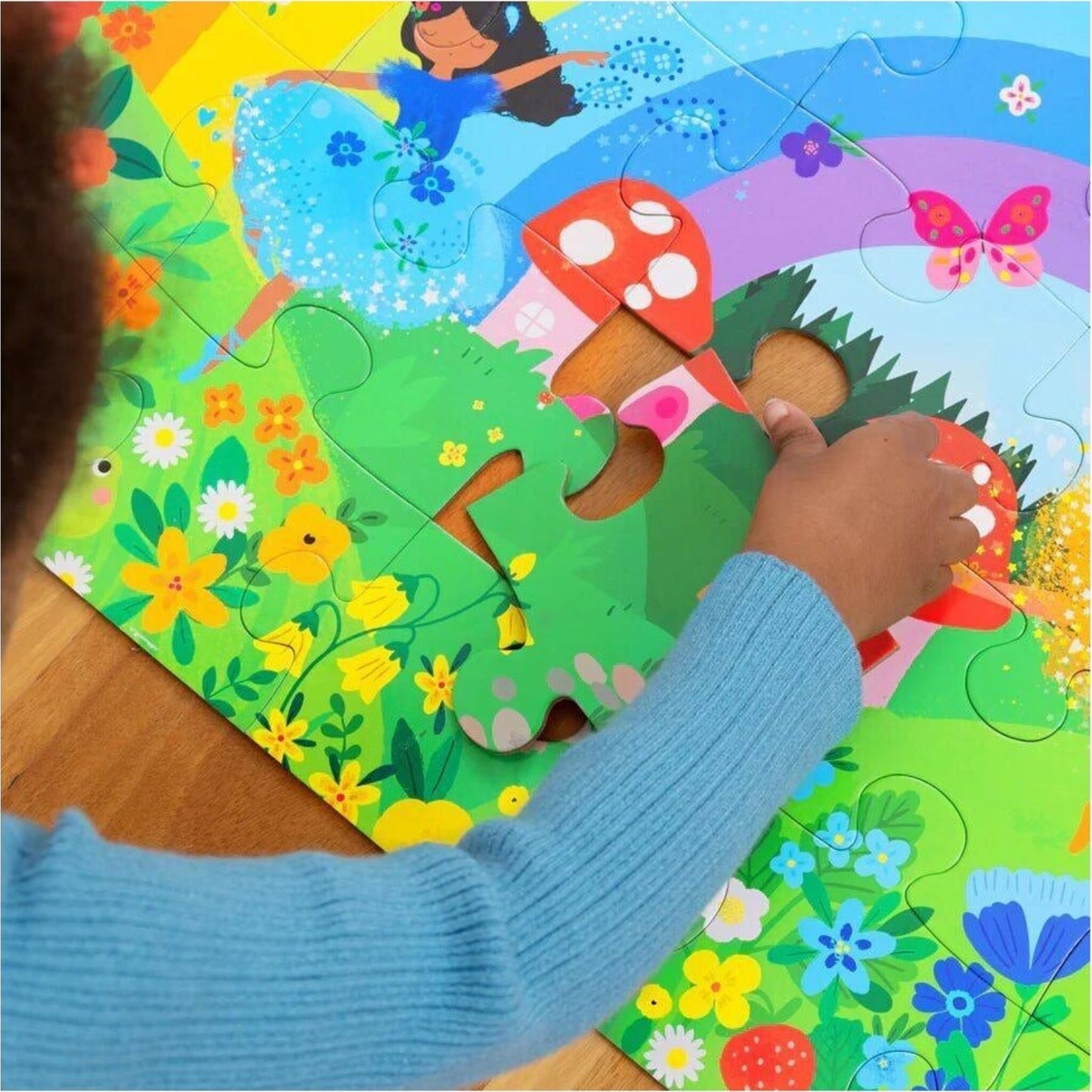 Classic Floor Puzzle 36 pc Rainbow – children's product by Crocodile Creek | Aster & Ruby