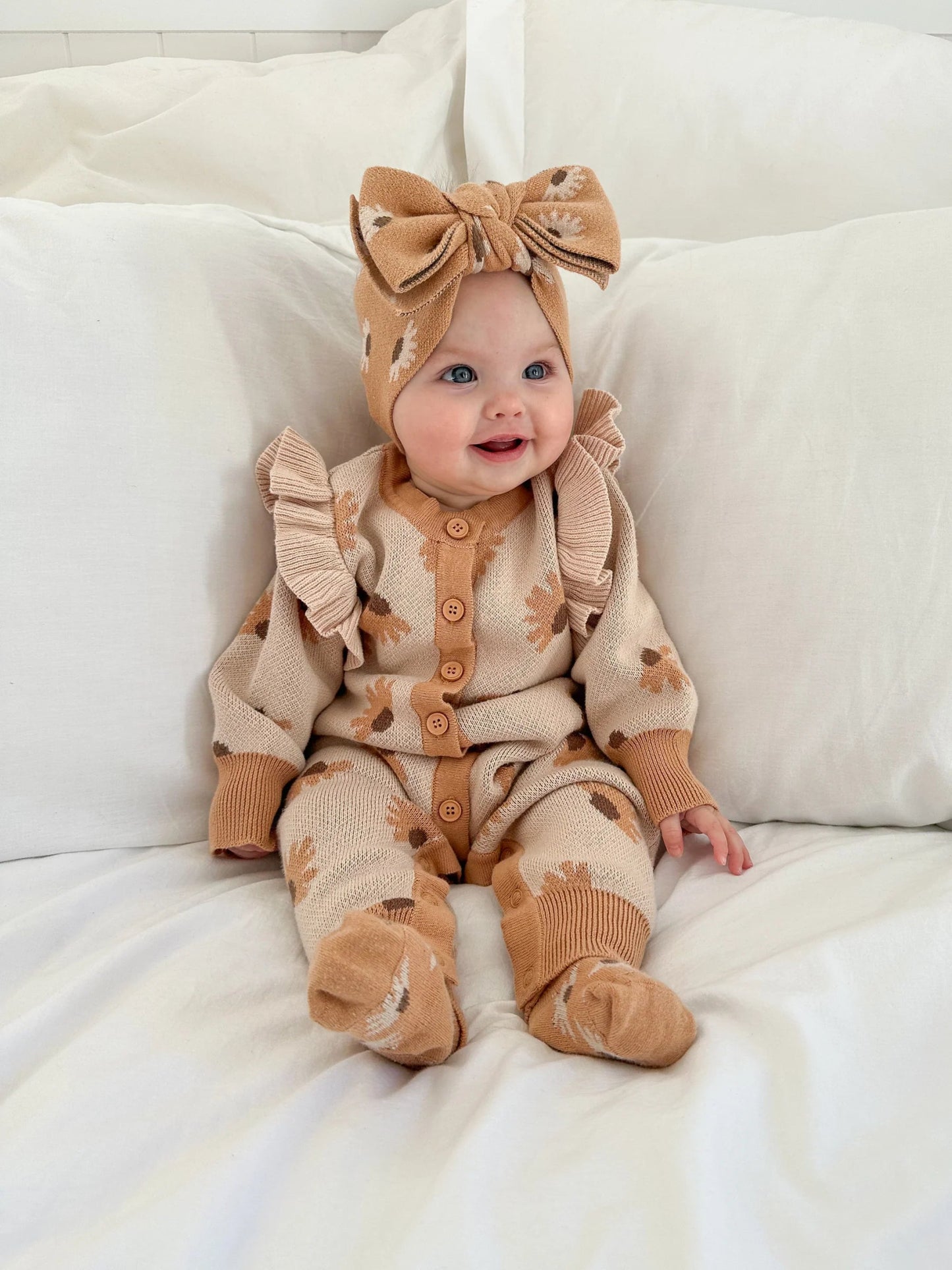 CLASSIC KNIT ROMPER | HAZEL - Aster & Ruby