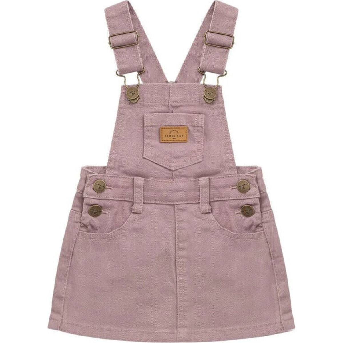 Jamie Kay Classic Overall Dress Dreamy Pink | Aster & Ruby