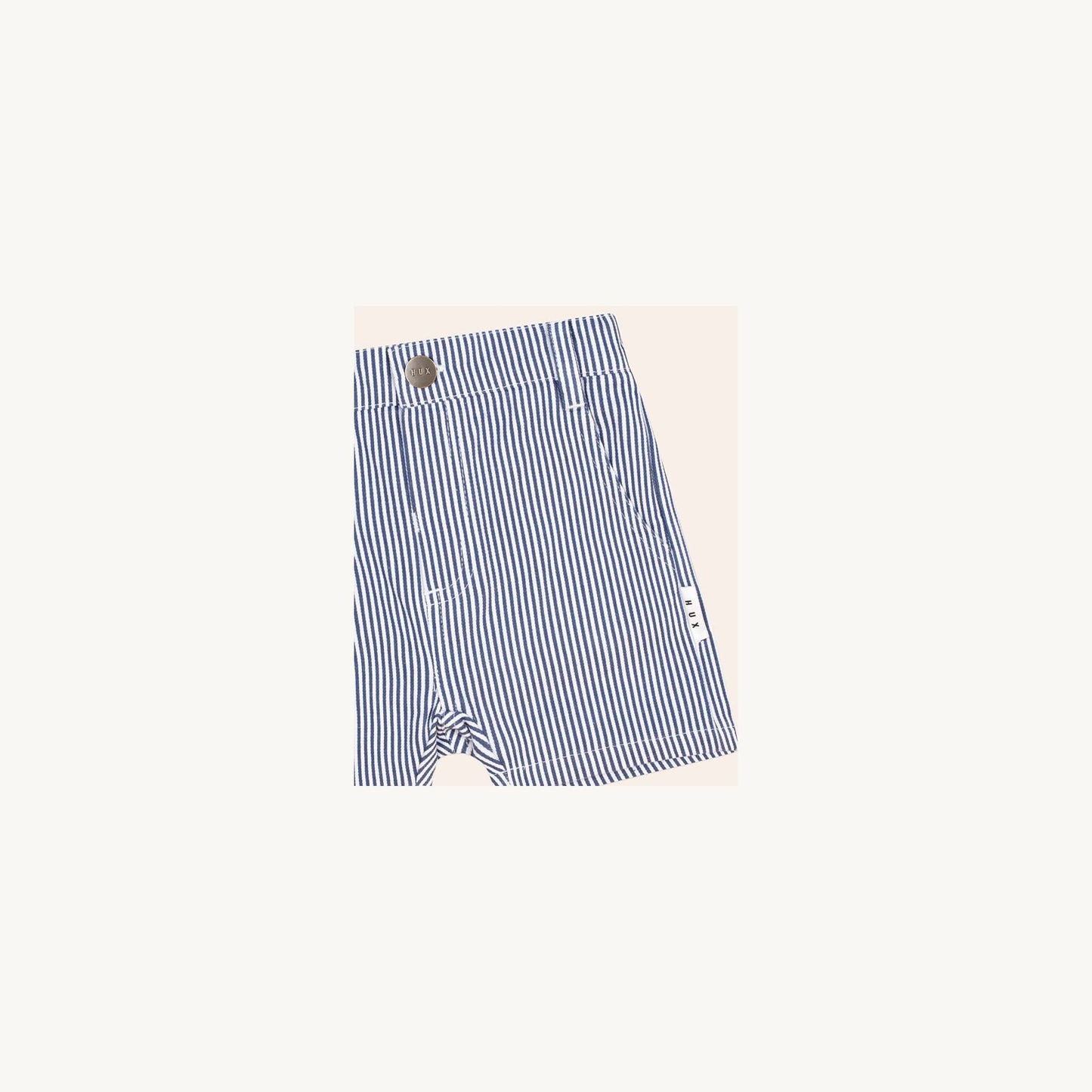 Classic Stripe Chino Shorts – children's product by Huxbaby | Aster & Ruby