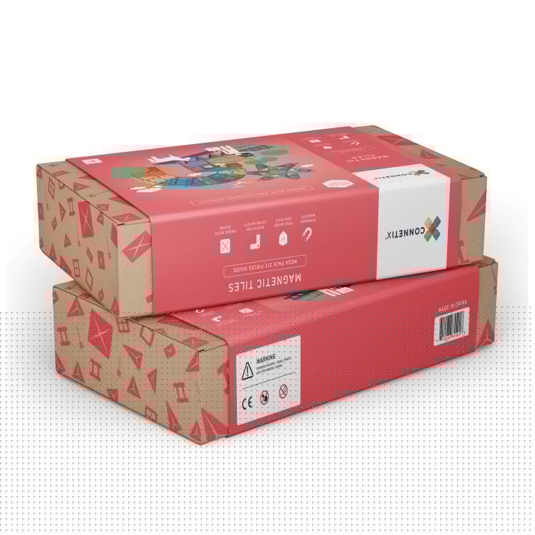 Connetix Tiles 212 Piece Mega Pack - Aster & Ruby
