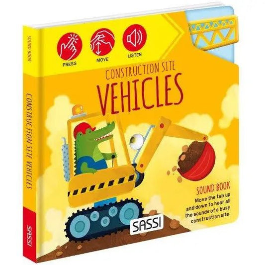 Construction Site Vehicles Sound Book - Aster & Ruby