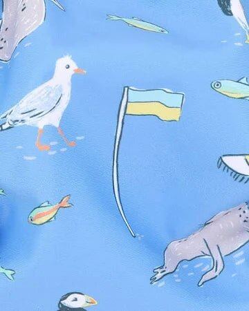 Conway Print Aqua Nappy – 00-0, 1Y-2Y – Aster & Ruby