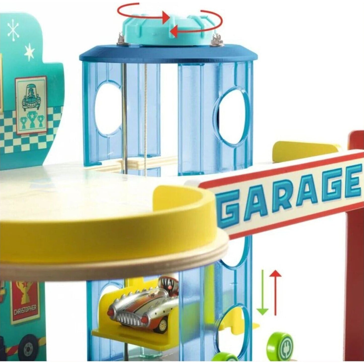 Crazy Motors Garage – children's product by Djeco | Aster & Ruby