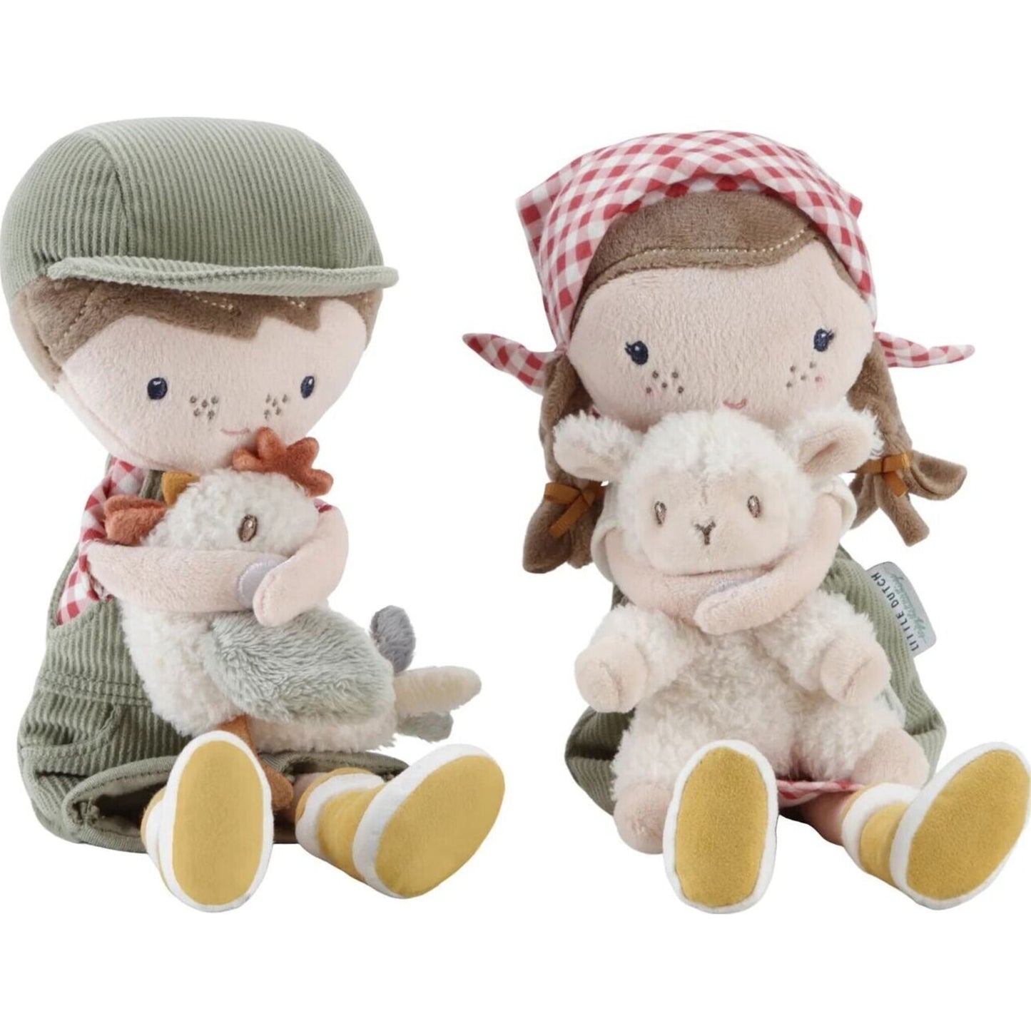 Cuddle Doll Farmer Rosa with Sheep 35cm – children's product by Little Dutch | Aster & Ruby