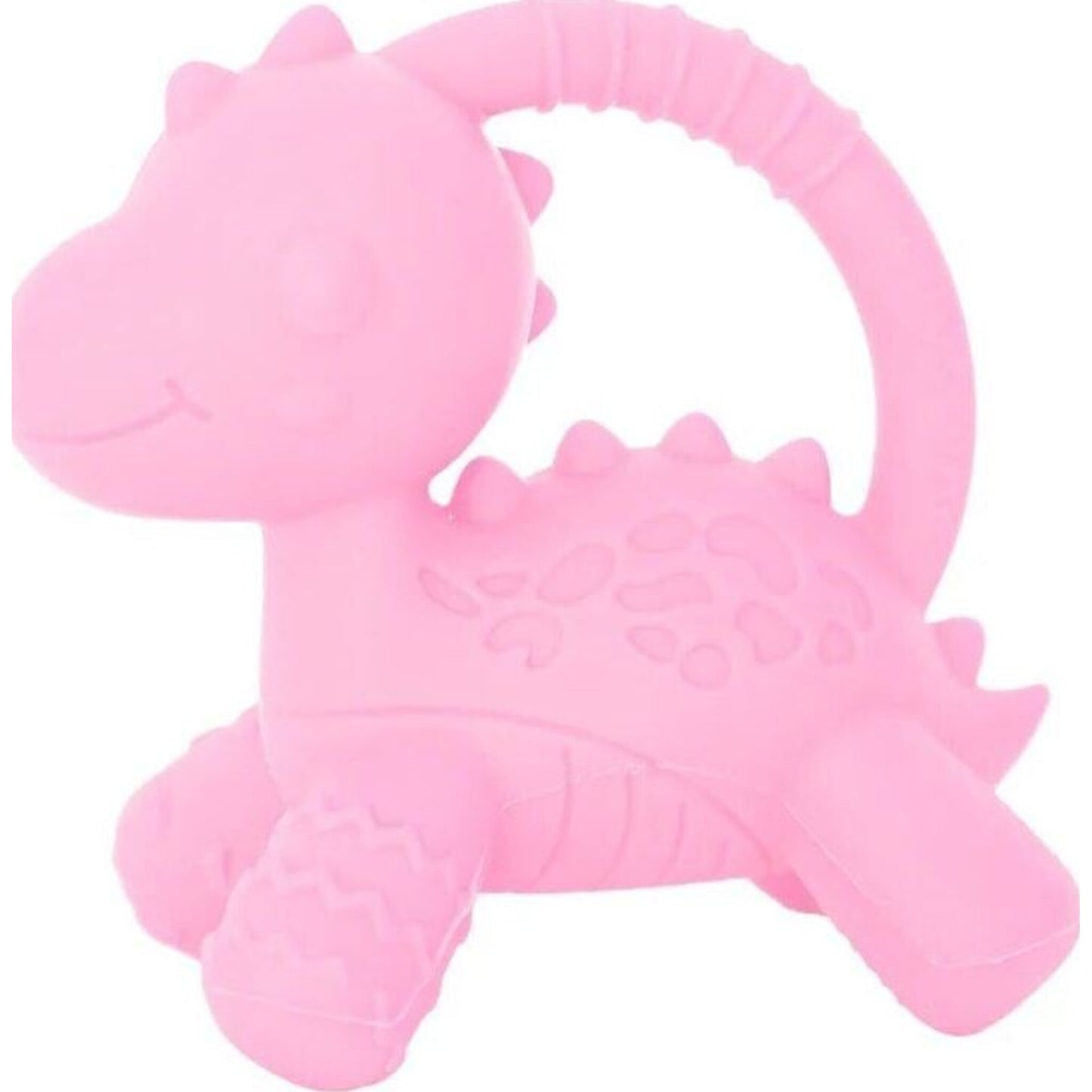 Dino Teether Pink – children's product by Jellystone | Aster & Ruby