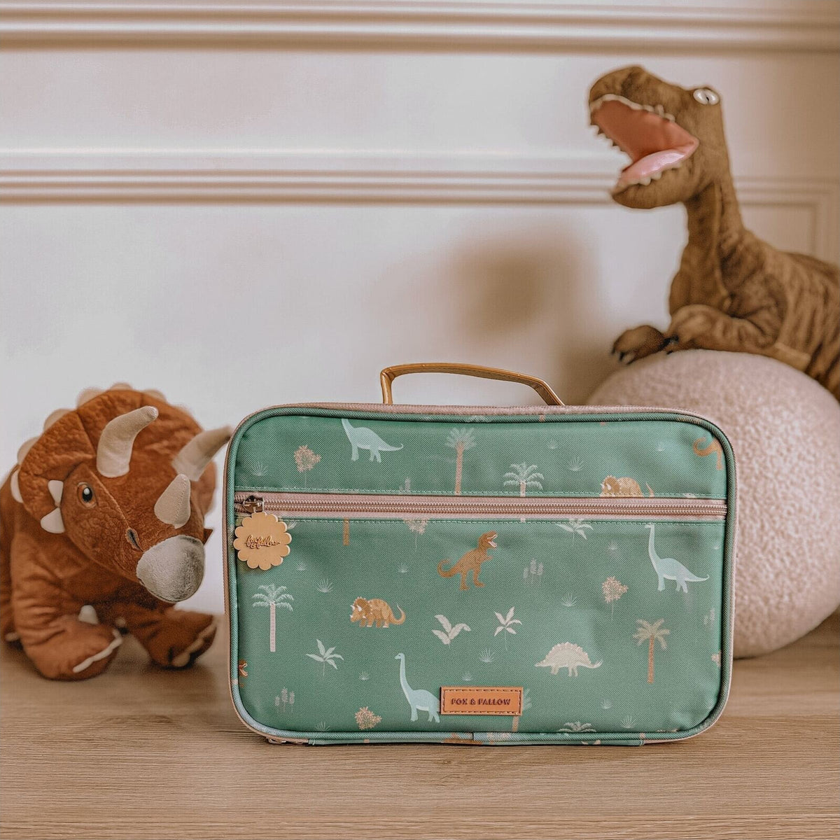 Fox & Fallow Dinos Large Lunch Bag | Aster & Ruby