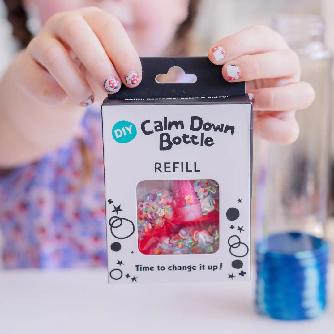 DIY Calm Down Bottle Refill Snowflake – Aster & Ruby