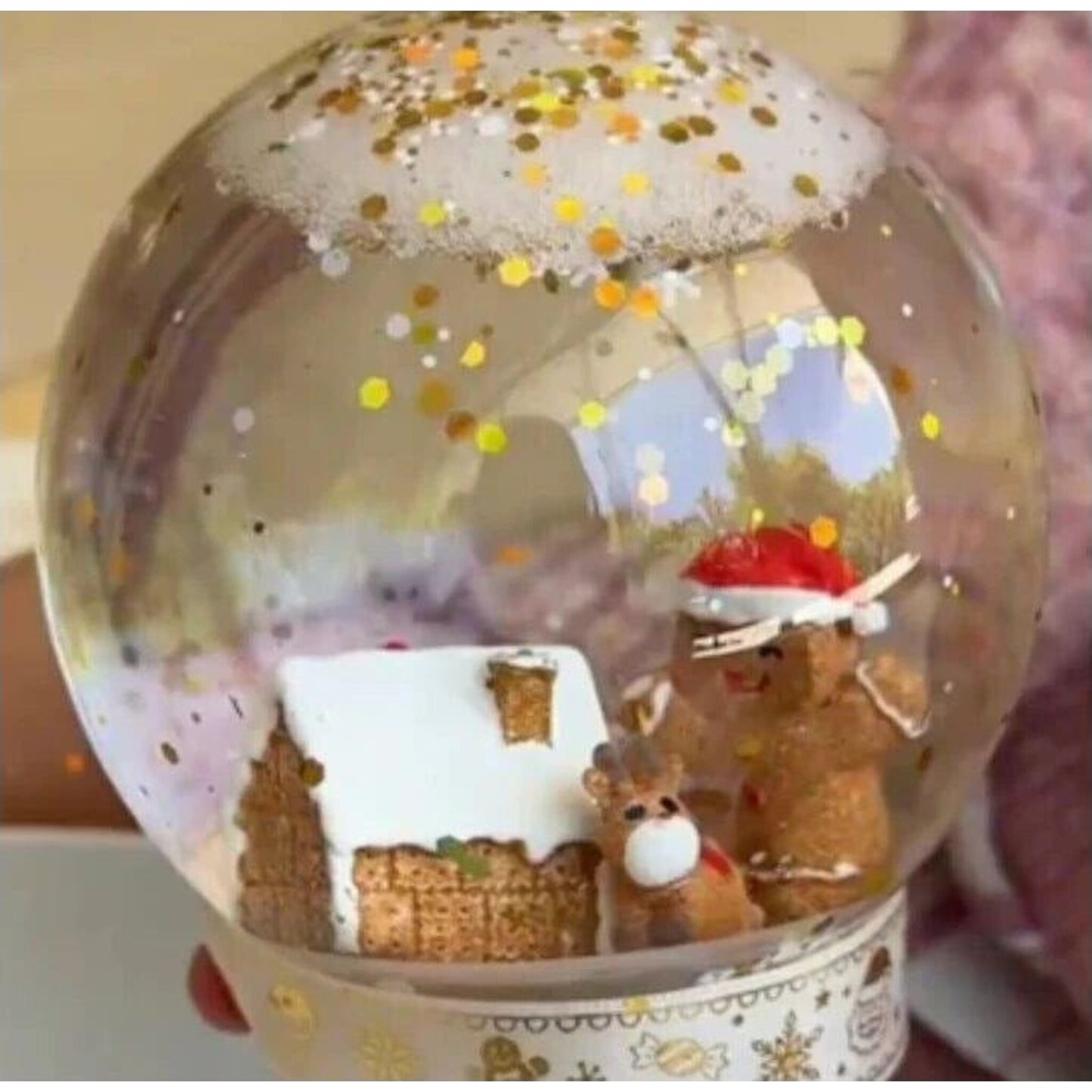 DIY Christmas Snow Globe Gingerbread Glow – children's product by Jellystone | Aster & Ruby
