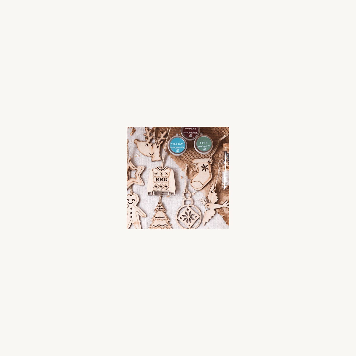 Let Them Play DIY Wooden Christmas Decorations Set | Aster & Ruby