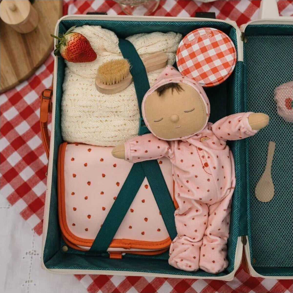 Olli Ella Dozy Dinkums strawberry | Aster & Ruby