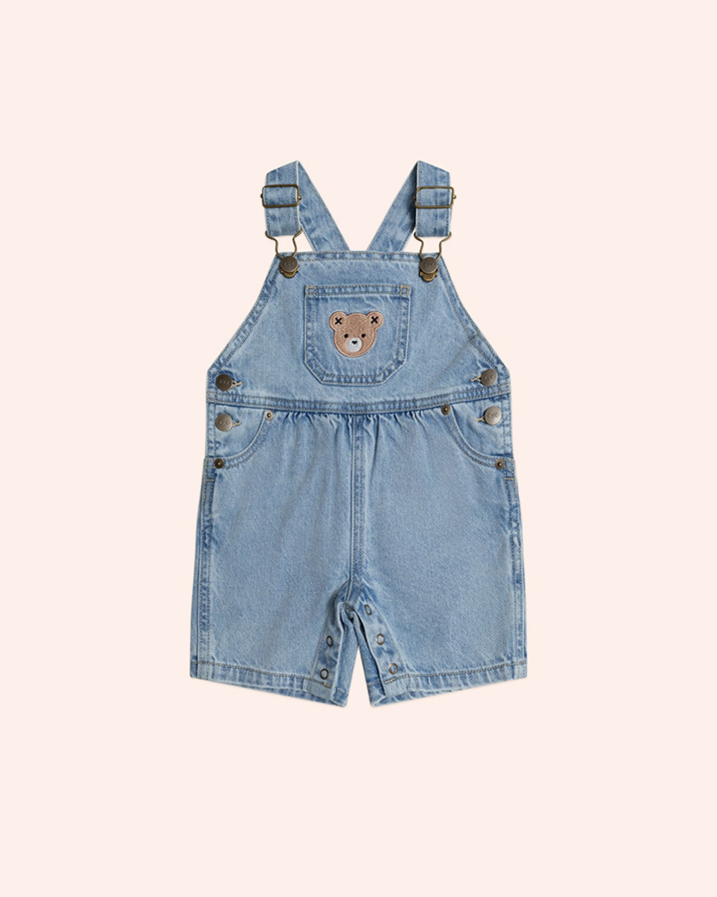 Dreamy Denim Short Overalls - Aster & Ruby
