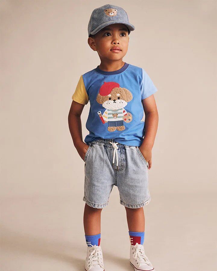 Dreamy Denim Shorts – 3-6M, 6-12M, 1, 2, 3 – Aster & Ruby