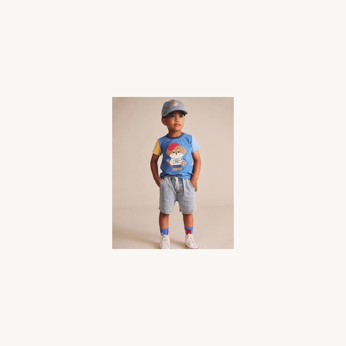 Dreamy Denim Shorts – children's product by Huxbaby | Aster & Ruby