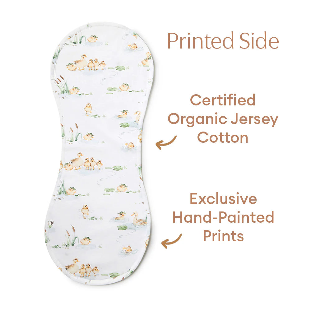 Duck Pond Organic Cotton Burp Cloth