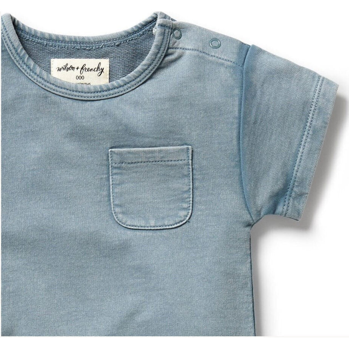 Wilson & Frenchy Dusk Organic Sweat Growsuit | Aster & Ruby