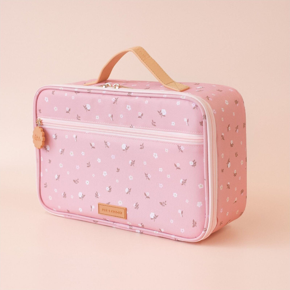 Fox & Fallow Dusty Roses Large Lunch Bag | Aster & Ruby