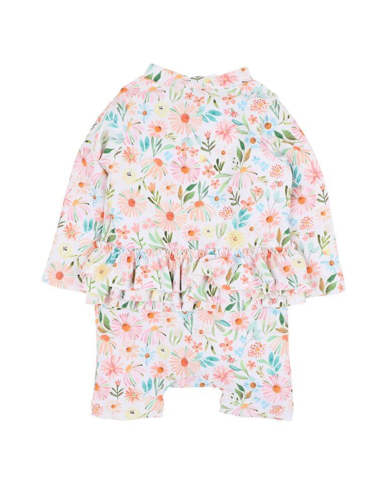 Eliana Print LS Rash Suit โ Aster & Ruby