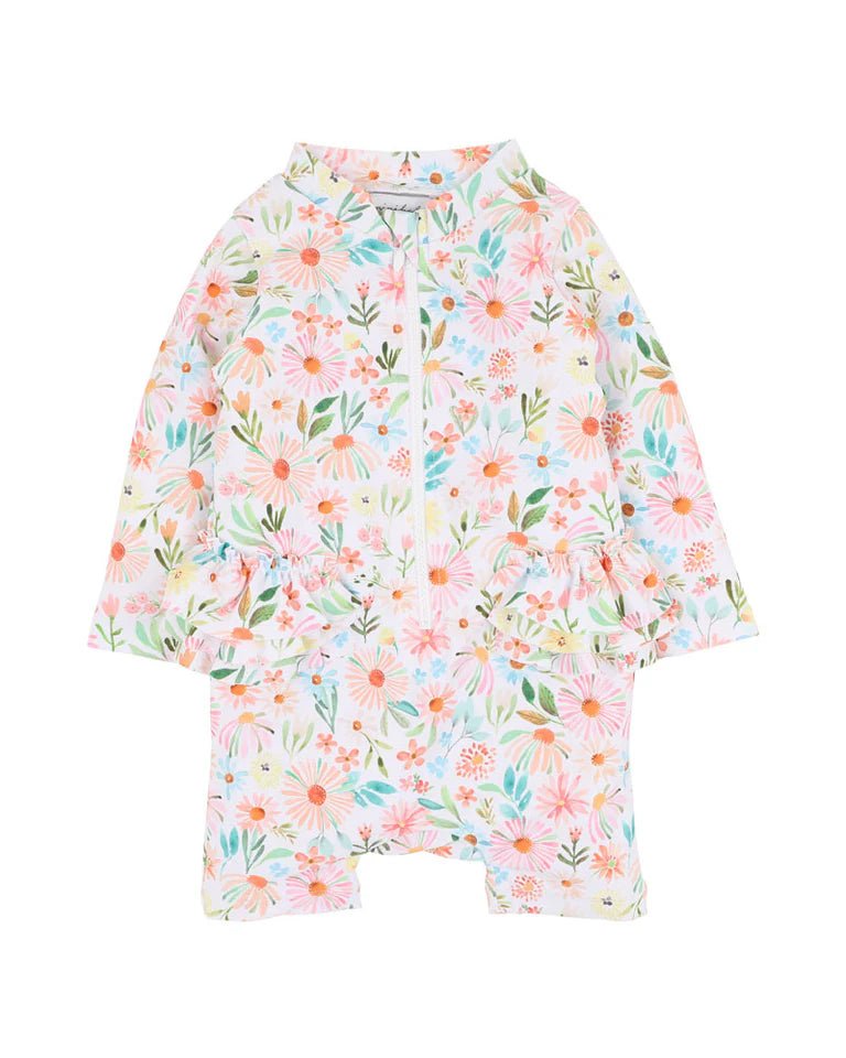 Eliana Print LS Rash Suit - Aster & Ruby